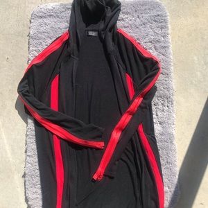 Exclusive ZARA Hooded Jacket with Zipper Sleeves